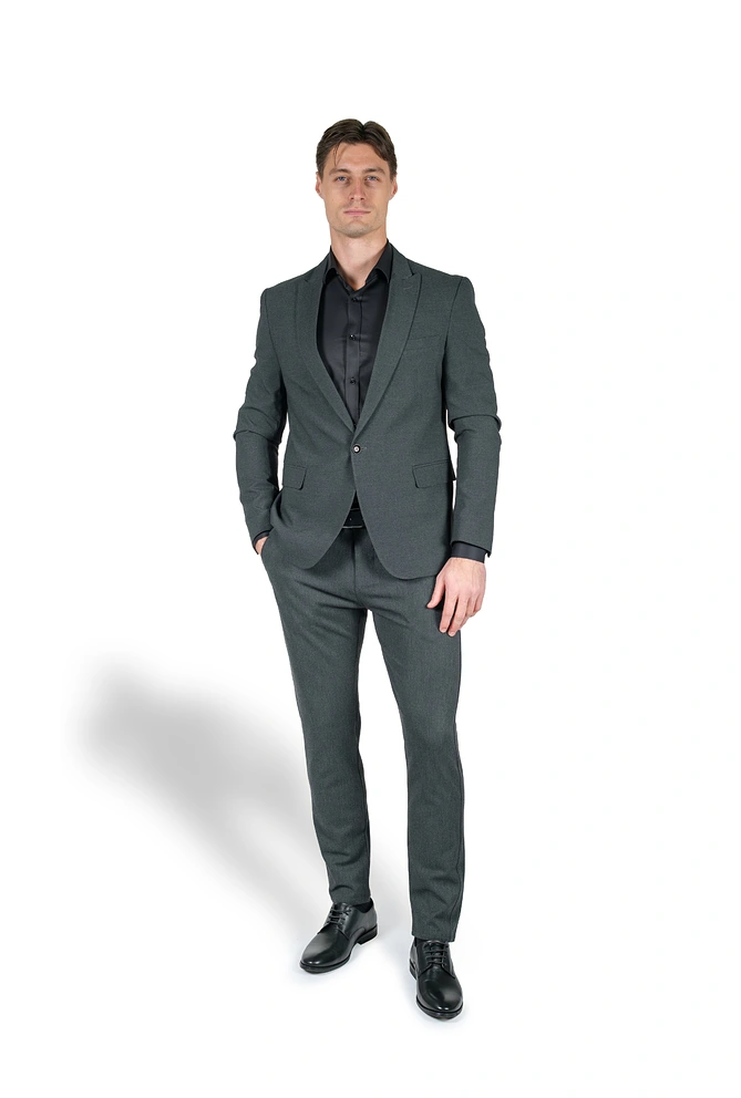 Tamnosivi Muški slim fit sako &ndash; Sport Fit