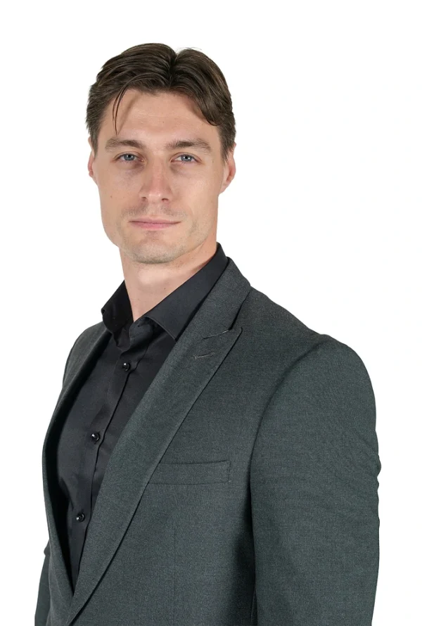 Tamnosivi Muški slim fit sako - Sport Fit - 64