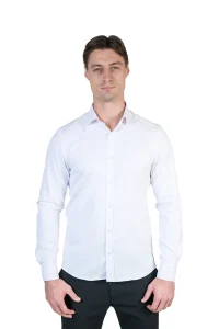 Bela Muška satenska košulja