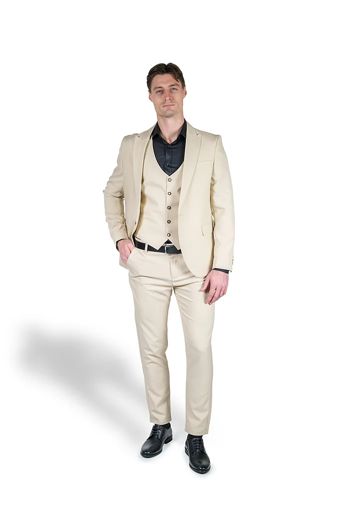 Krem Muško trodelno slim fit odelo &ndash; Sport Fit