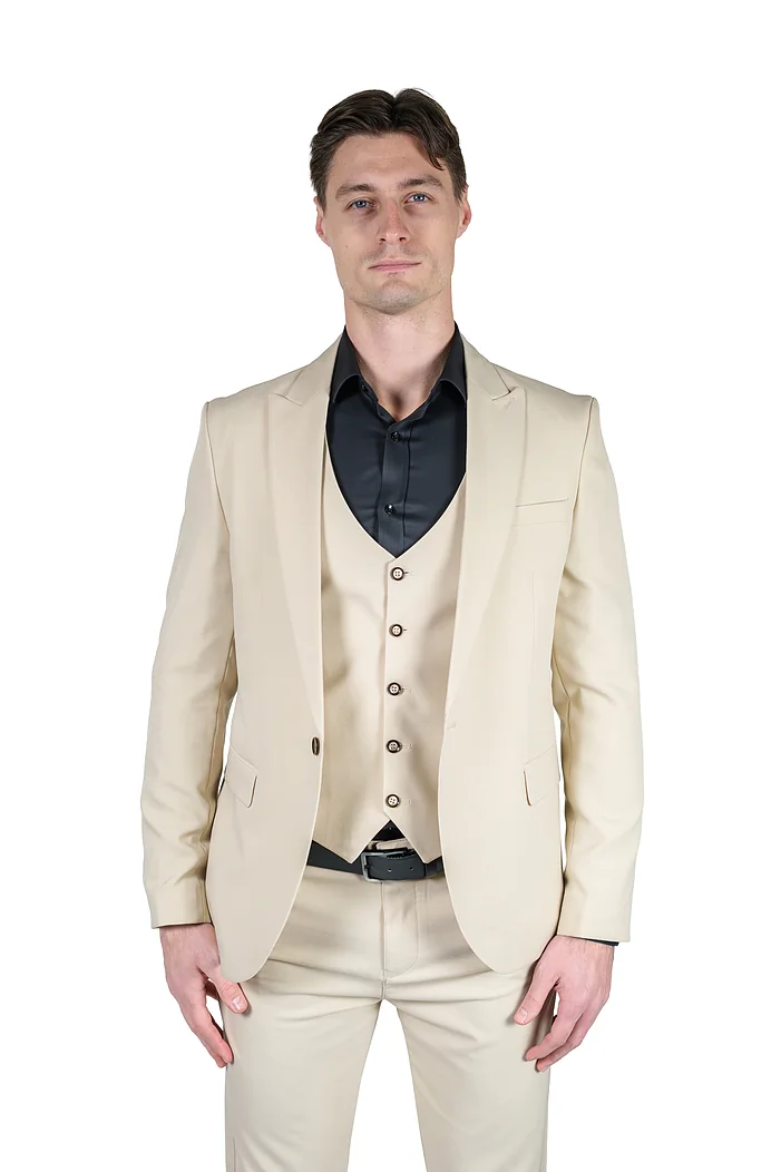 Krem Muško trodelno slim fit odelo &ndash; Sport Fit