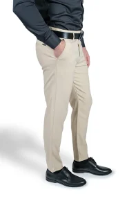 Krem Muške slimfit pantalone - Sport fit - 46 / EU 64