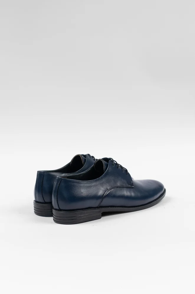 Teget muške elegantne kožne cipele - Pierro