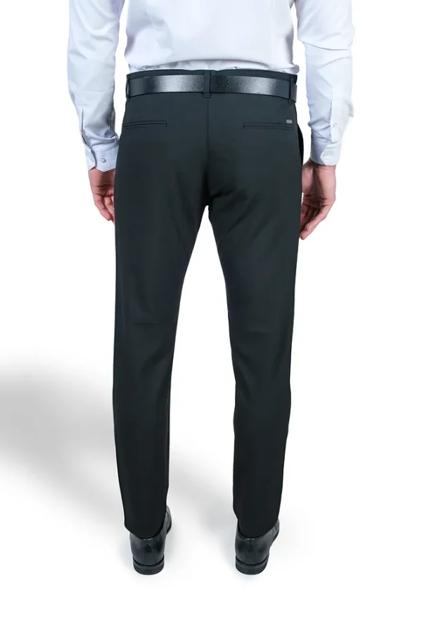 Crne pantalone za muškarce prednji izgled