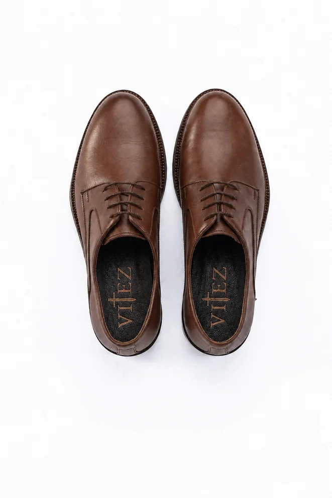 Braon mu&scaron;ke elegantne cipele - Premium Derby