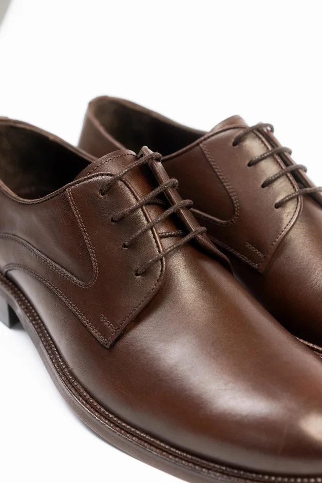 Braon mu&scaron;ke elegantne cipele - Premium Derby