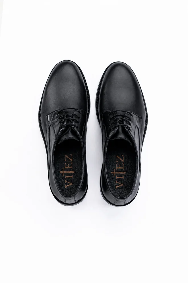 Crne muške elegantne cipele - Premium Derby
