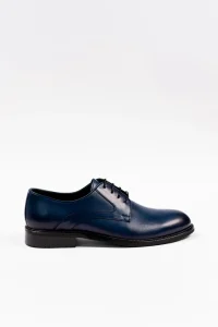 Teget muške elegantne cipele - Premium Derby - 45